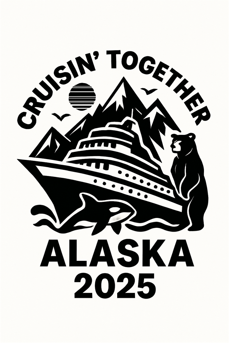 Alaska Cruise 2025 SVG: Cruisin' Together Design (Digital Download)