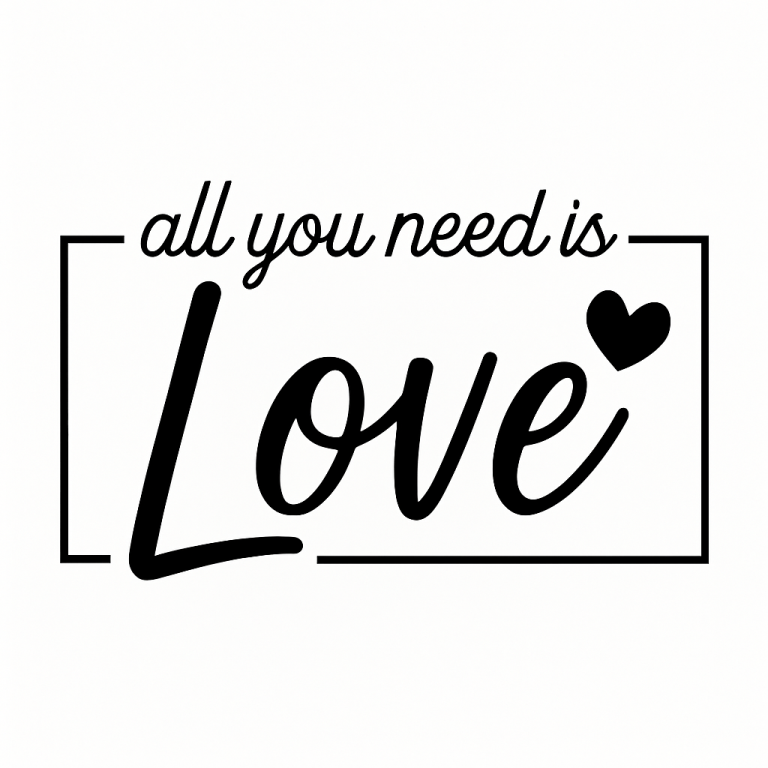 All You Need Is Love Svg, Valentine SVG, Valentine's Day SVG, Valentine Shirt Svg, Love Svg, Gift for her Svg, Png Cricut Sublimation