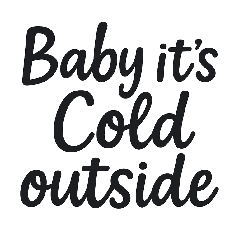 Baby It's Cold Outside SVG, Let it Snow SVG, Christmas svg, dxf, png instant download, Winter SVG, Christmas quote svg, Christmas Shirt svg