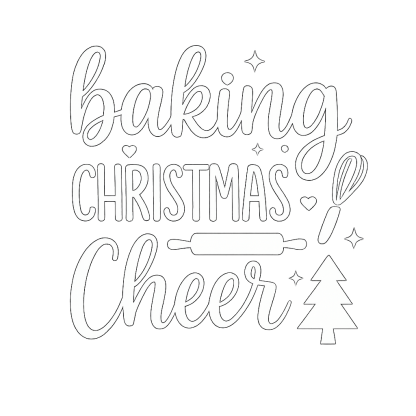 Baking Christmas Cheer SVG, Christmas Pot Holder svg, dxf,png instant download, Christmas Baking svg, Christmas Bake SVG, Holiday Baking svg