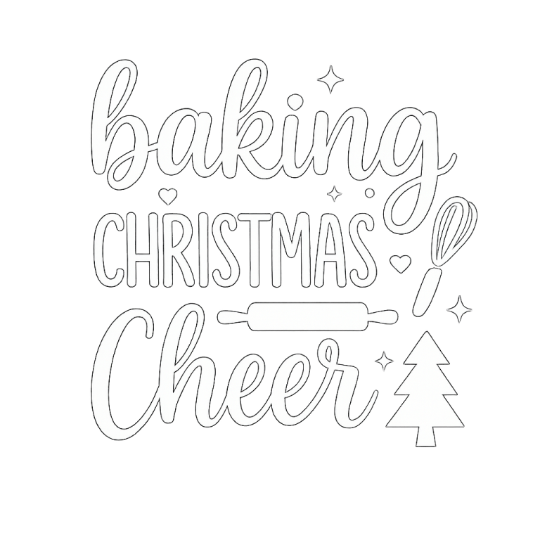 Baking Christmas Cheer SVG, Christmas Pot Holder svg, dxf,png instant download, Christmas Baking svg, Christmas Bake SVG, Holiday Baking svg