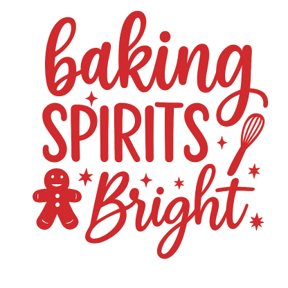 Baking Spirits Bright SVG, Christmas Pot Holder svg, dxf, png instant download, Christmas Baking svg, Christmas Bake SVG, Holiday Baking svg