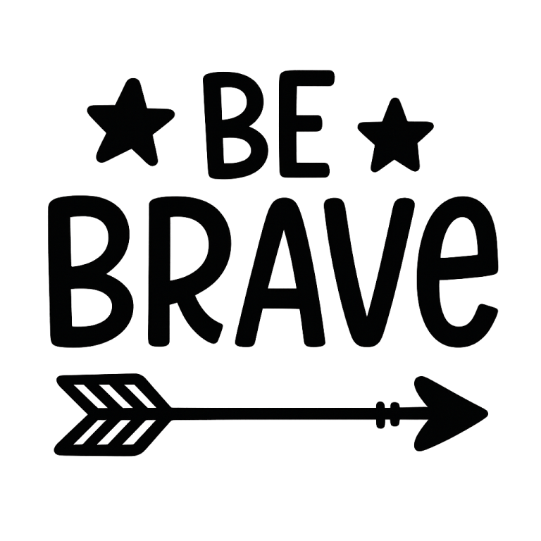 Be Brave svg, Be Brave Little One SVG, Baby SVG, Be Brave svg, dxf, png instant download, Newborn SVG for Cricut and Silhouette, Toddler svg