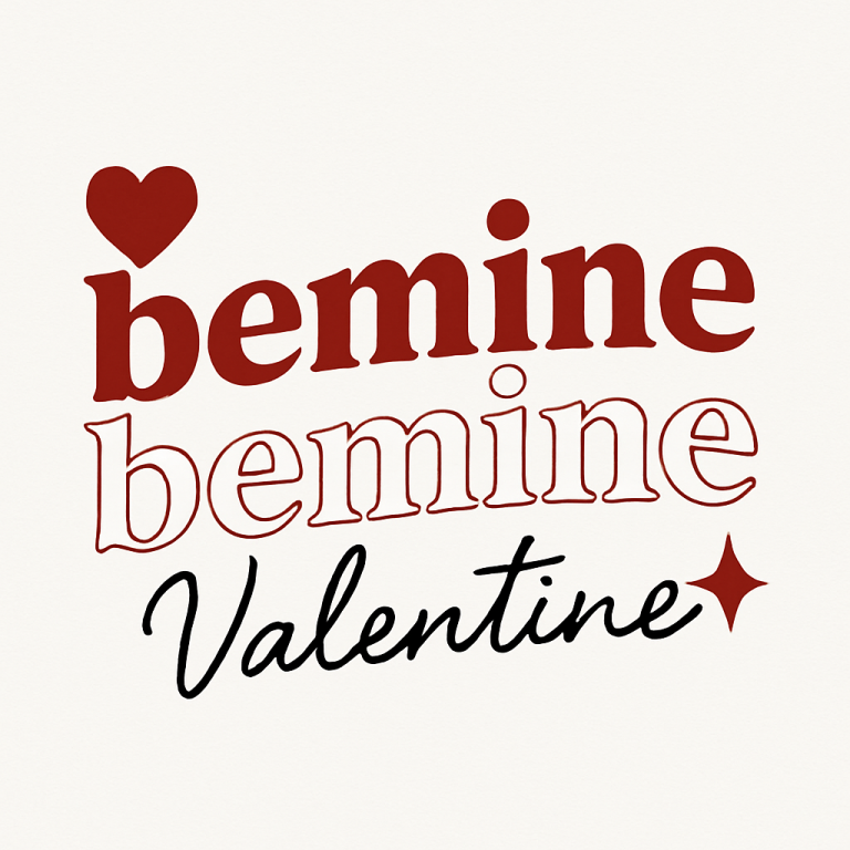 Be Mine SVG, Valentine SVG, Valentine's Day SVG, Valentine Shirt Svg, Love Svg, Retro Valentine Svg, Png Dxf Cricut Cut File Sublimation