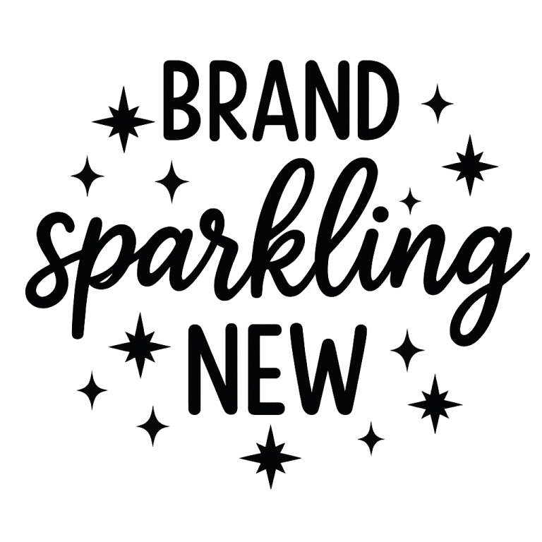 Brand Sparkling New SVG, Hello World Cut File (Digital Download)
