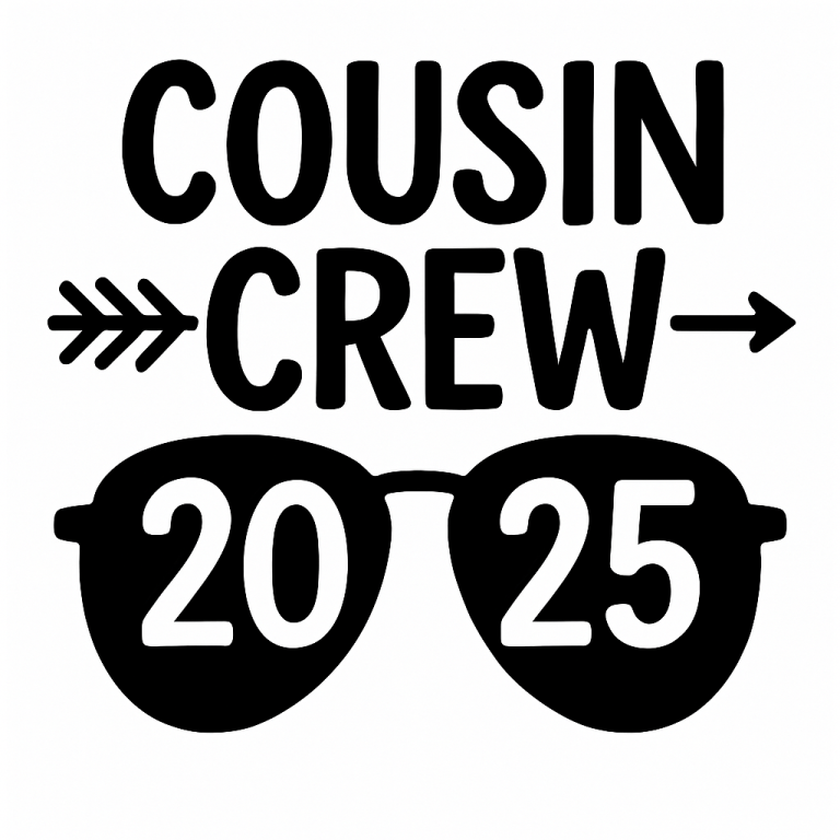 Cousin Crew Sunglasses Svg, Png, Eps, Pdf, Summer Cousin Crew Svg, Cousin Crew 2025 Svg, Cousin Crew Svg File, Cousin Crew Svg