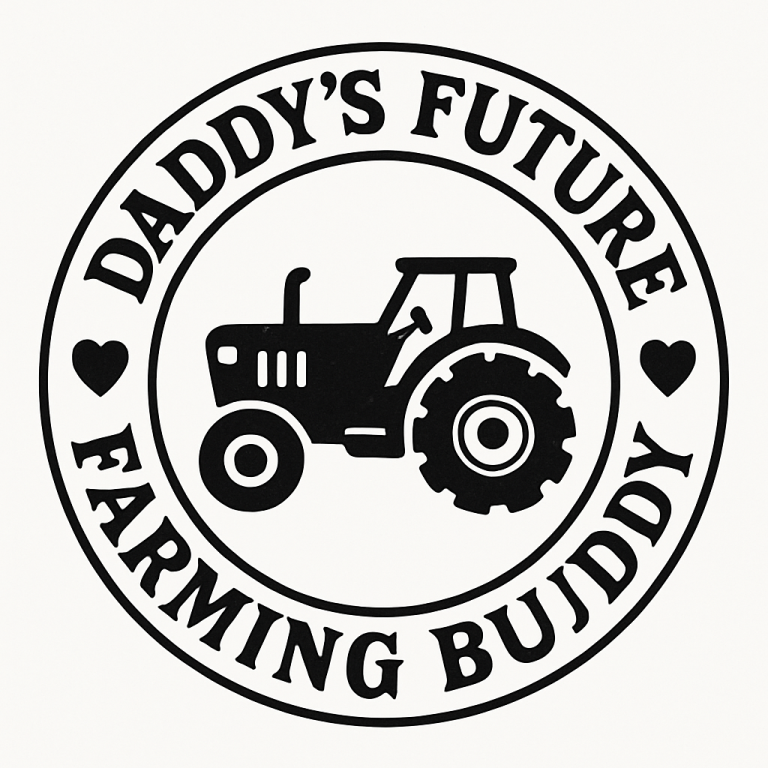 Daddy's Future Farming Buddy Svg Png Eps Pdf Files, Baby Farmer Svg, Future Little Farmer, Little Farmer Svg, Cricut Silhouette