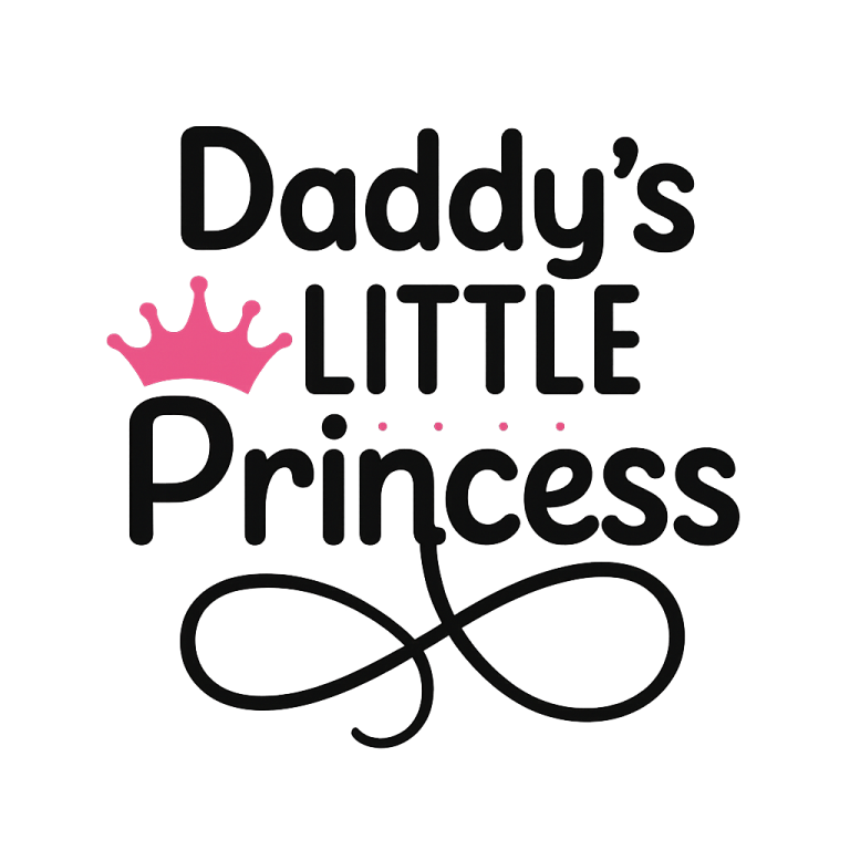Daddy's Little Princess SVG, Daddy's girl svg, dxf, png instant download, baby girl SVG, Daddy's Princess SVG, Baby Princess svg, Baby svg