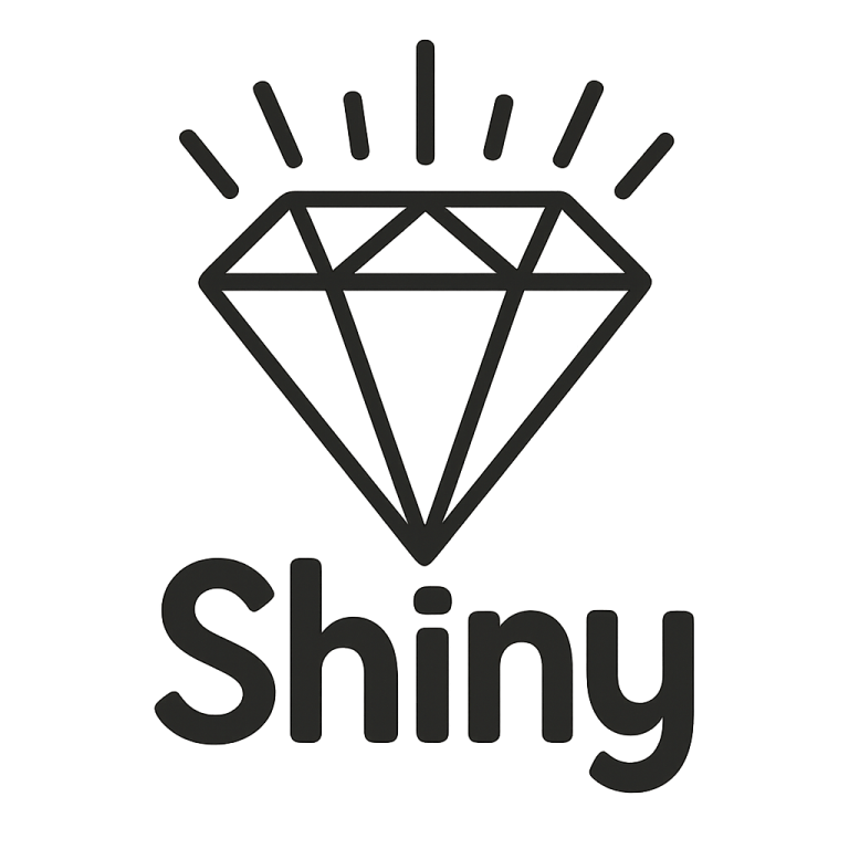 Diamond SVG Clipart: Sparkle Jewel Stone Design (Digital Download)