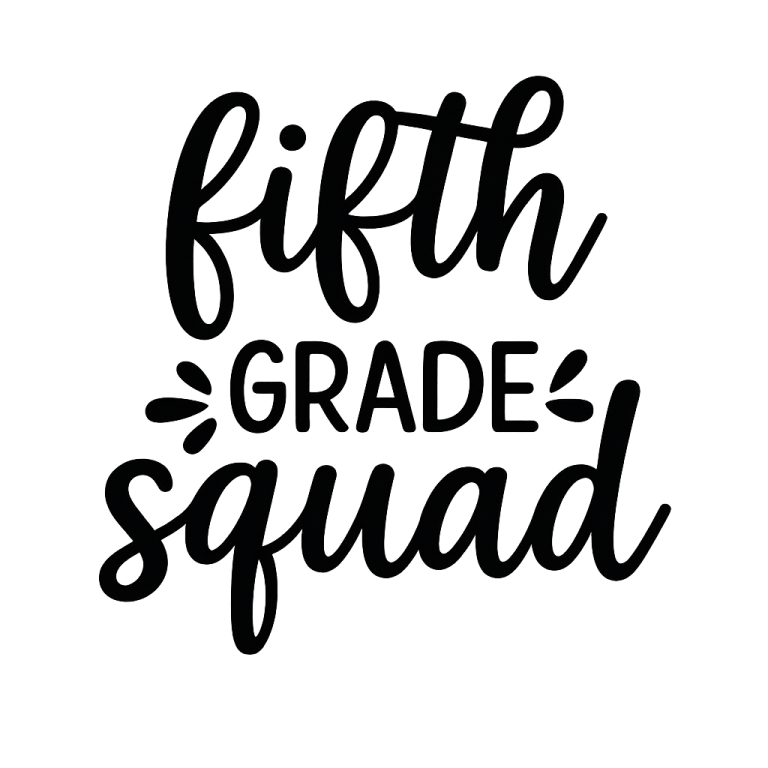 Fifth Grade Squad svg, Hello Fifth Grade SVG, Happy first day of school SVG, Back to school svg, School SVG, Grade Five svg, 5th Grade svg
