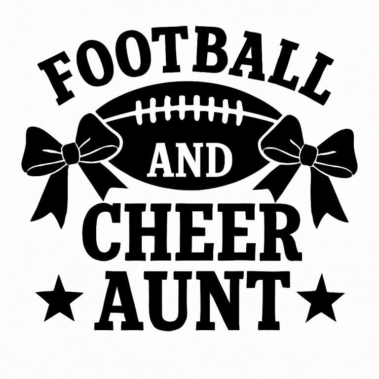 Football And Cheer Aunt Svg, Png, Eps, Pdf Files, Football Cheer Aunt Svg, Football Aunt Svg, Cheer Aunt Svg, Aunt of Both Png