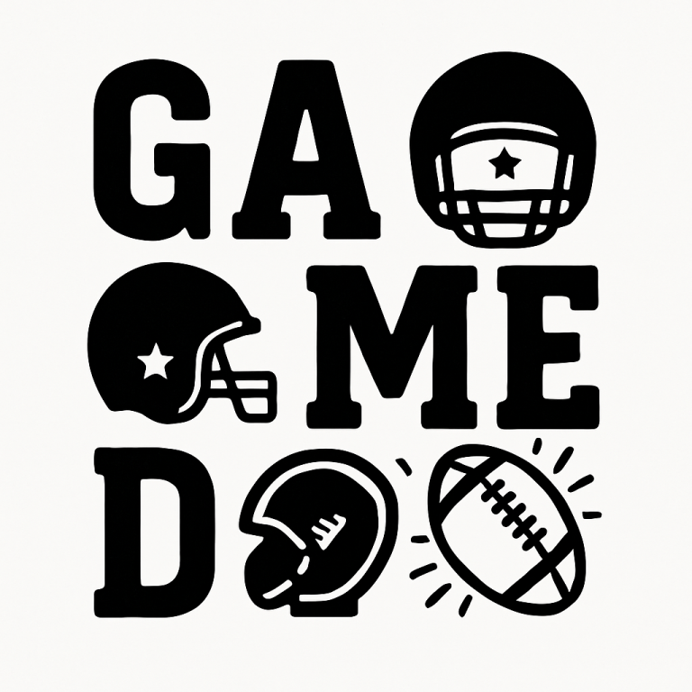 Game Day Svg Touchdown Svg Football Season Svg College Football Png for Sublimation Ballpark Mom Cut File Cricut Popular Png Sublimation