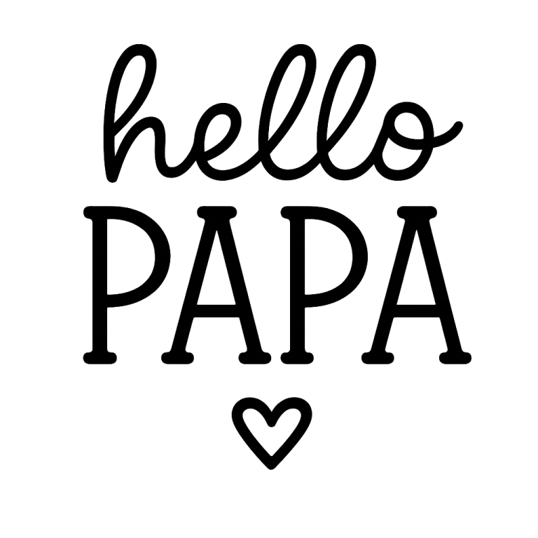 Hello Papa svg, Pregnancy Announcement svg, Baby Announcement svg, dxf,png instant download, Coming Soon svg, Hello Grandpa SVG, Papa svg