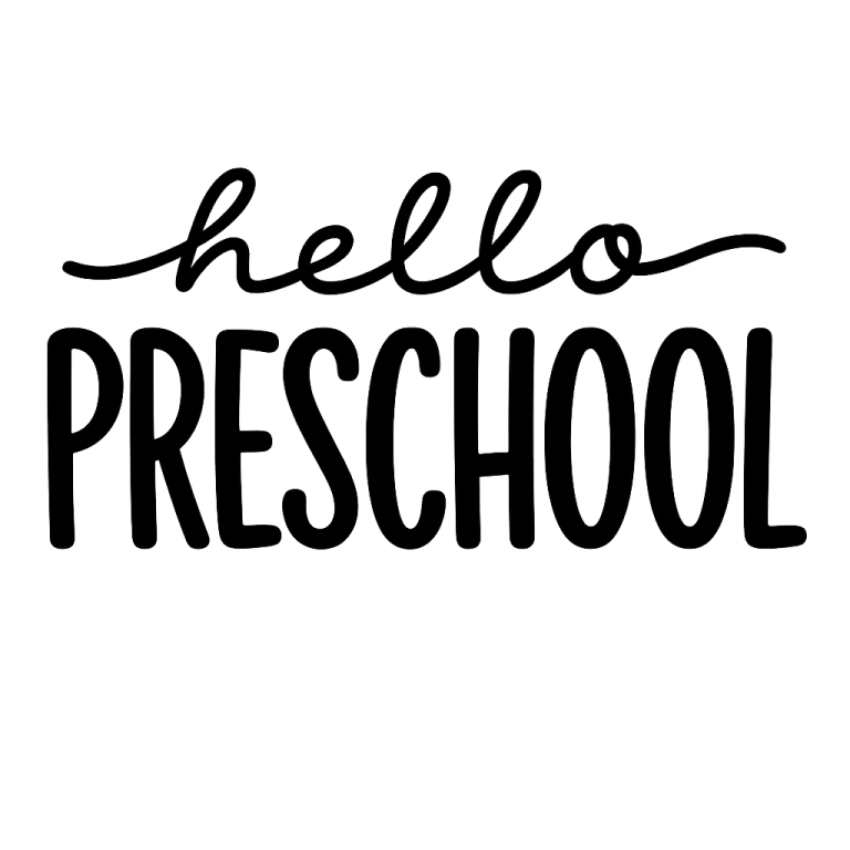 Hello Preschool svg, First Day Of School SVG, Back to school svg, dxf, png instant download, School SVG, Hello Pre K svg, Pre School svg