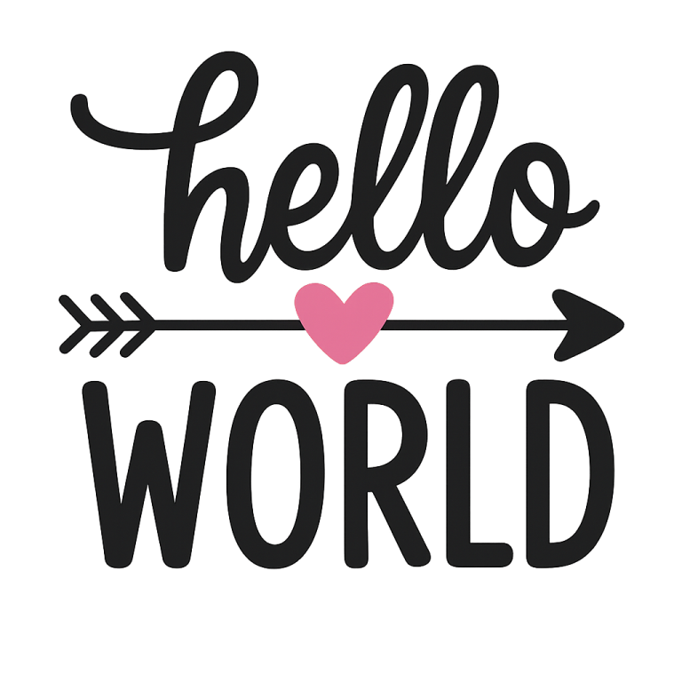 Hello world SVG, hello I'm new here svg, dxf and png instant download, Newborn SVG, baby svg, Baby Girl svg, Baby Quote svg, Hi Im New Here