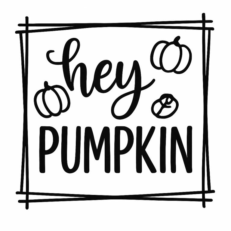 Hey Pumpkin Svg Png Eps Pdf Files, Hello Pumpkin Svg, Thanksgiving Svg, Hello Fall, Cricut Silhouette