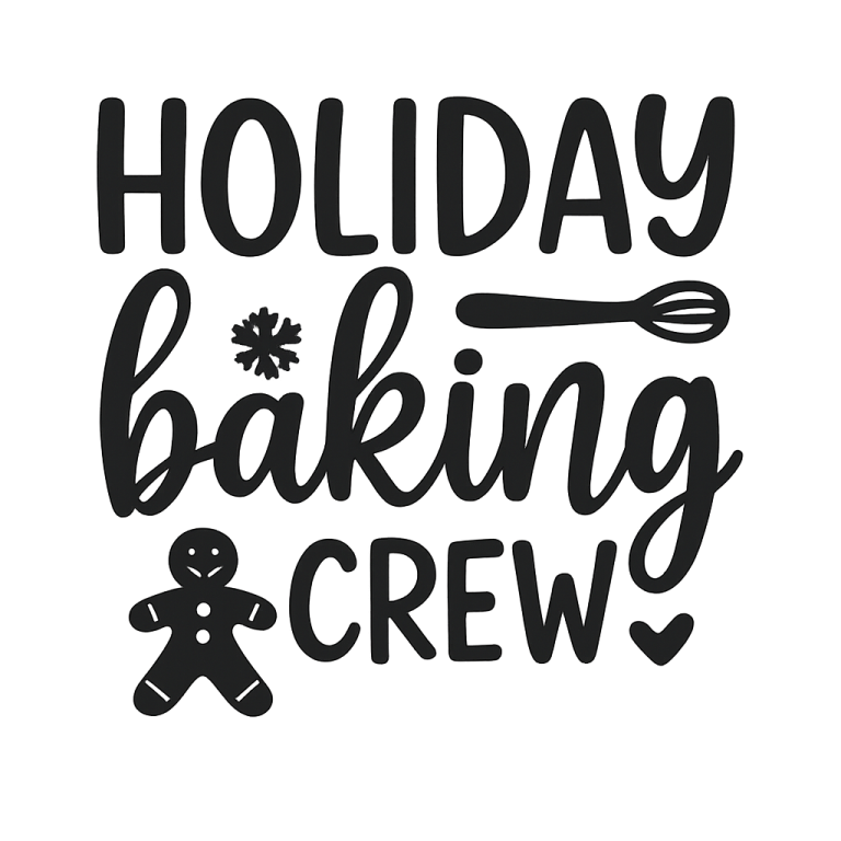 Holiday Baking Crew SVG, Holiday Baking svg, Christmas Baking svg, Christmas Shirt svg, dxf, png instant download, Christmas Bake SVG, Bake