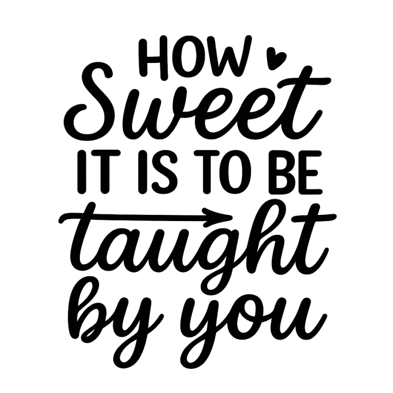 How Sweet It Is To Be Taught By You SVG, Teacher svg, dxf, png instant download, Teacher Pot Holder SVG, Teacher Quote svg, Teacher Gift svg