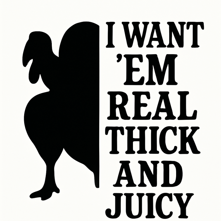 I Want Em Real Thick And Juicy Svg, Png, Eps, Pdf Files, I Want Em Real Svg, Thanksgiving Turkey Svg, Turkey Day Svg, Gobble Turkey Svg