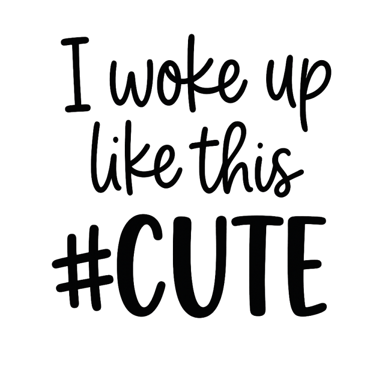 I Woke Up Like This Cute SVG, Newborn svg, dxf, png instant download, Newborn Quote svg, Baby Quote, Hello World svg, Baby Quote For Onesie