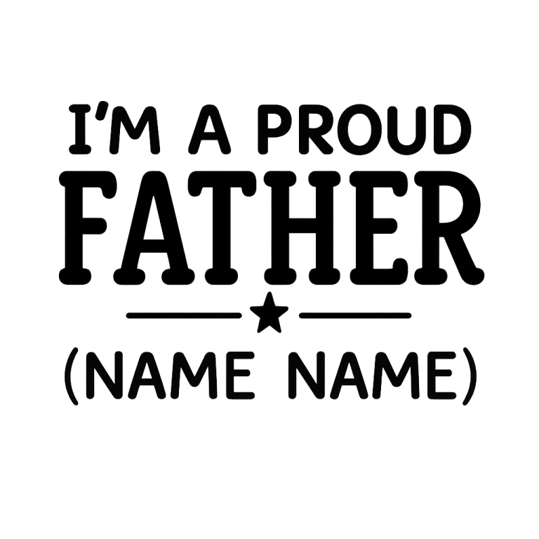 I'm A Proud Father SVG, Father's Day SVG, Dad svg, dxf, png instant download, Daddy svg, Dad Quote svg, Dad Saying svg, Fathers Day, Father