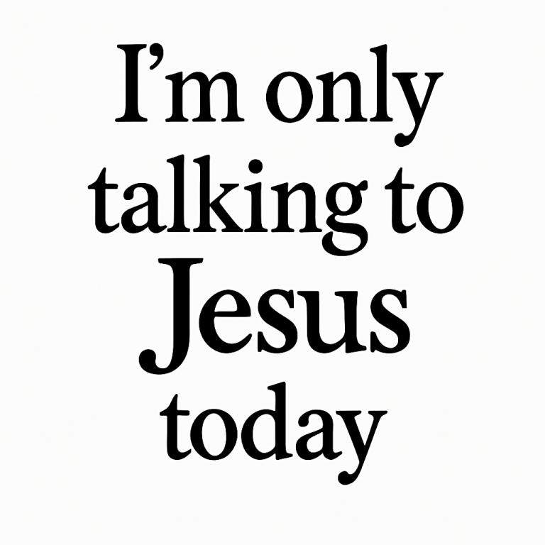 I'm Only Talking To Jesus Today Svg Png Eps Pdf Files, Jesus Svg, Christian Svg, Christian Quotes Svg, Christian Humor, Cricut Silhouette
