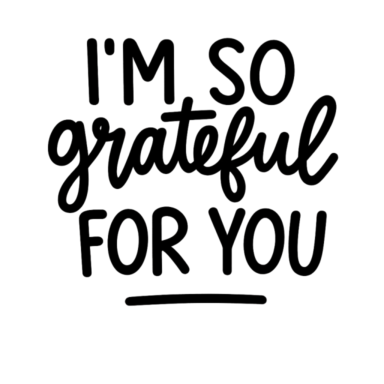 I'm So Grateful For You SVG: Thankful Home Decor (Digital Files)