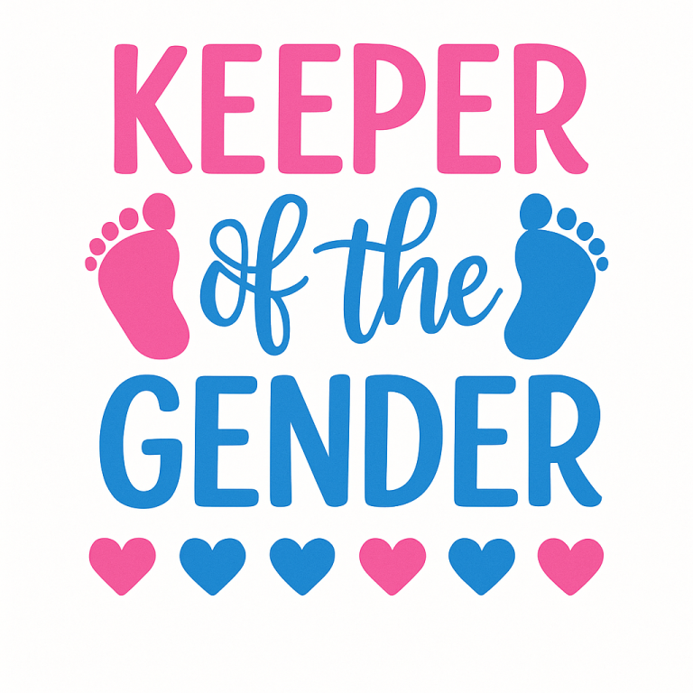 Keeper Of The Gender Svg Png Eps Pdf Files, Keeper Of Gender Svg, Baby Gender Svg, Cricut Silhouette