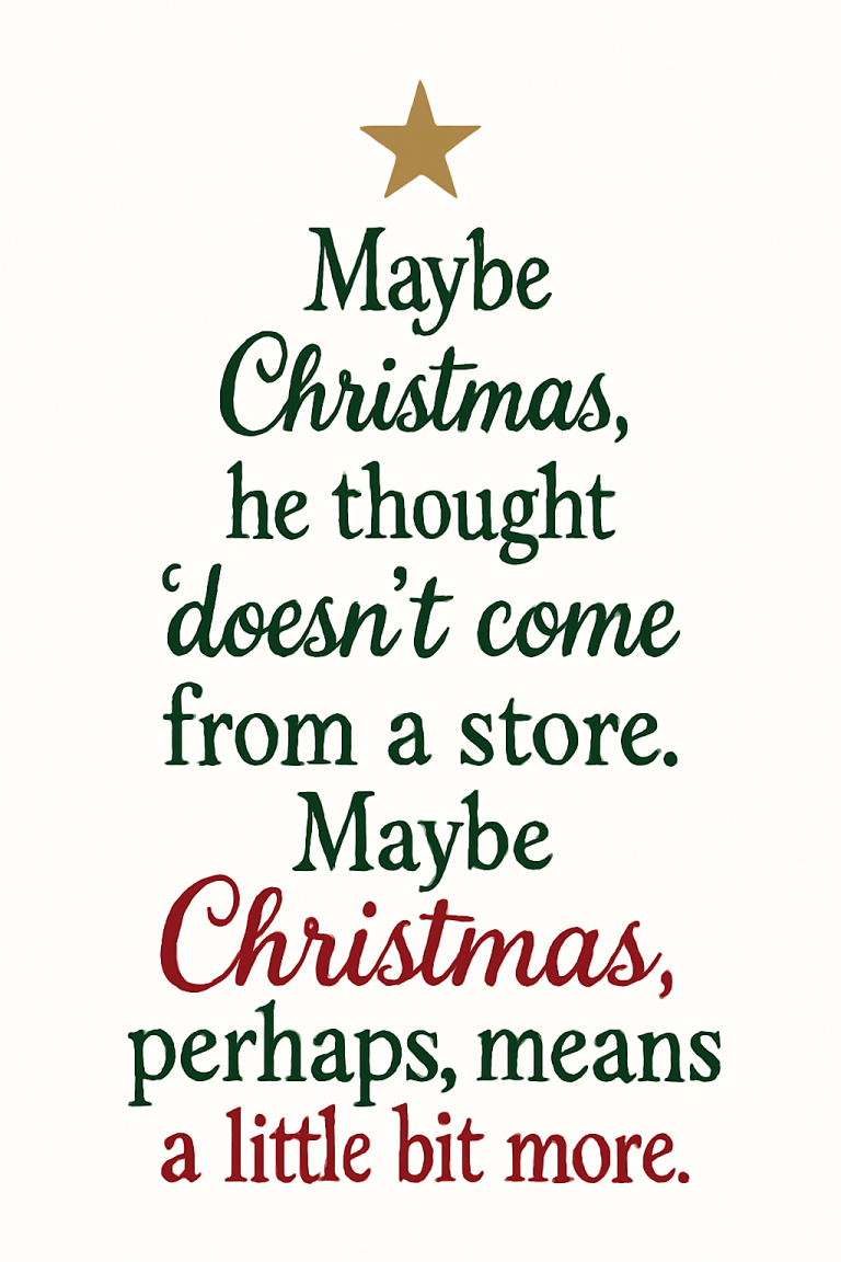 Maybe Christmas He Thought Doesn't Come From The Store Svg Png Eps Pdf Files, Christmas svg, Christmas Design Svg, Cricut Silhouette