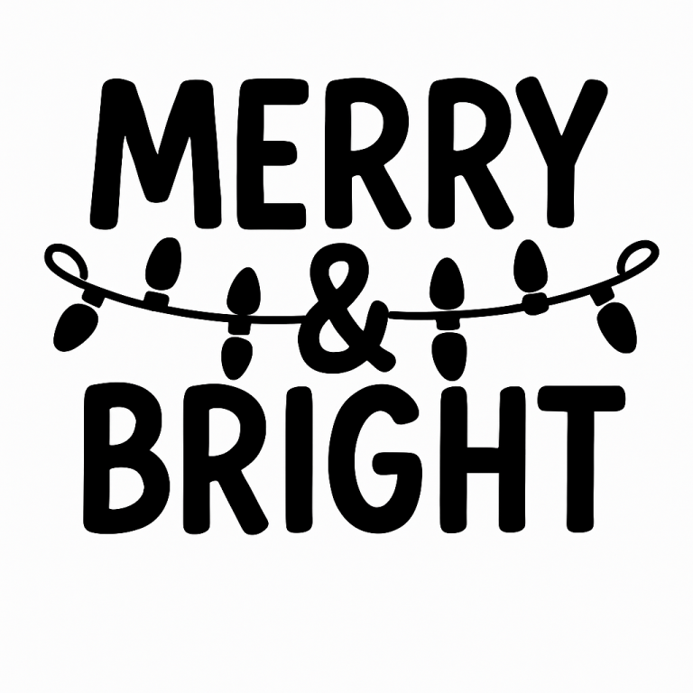 Merry And Bright svg, Christmas Doormat svg, Christmas svg, Doormat svg, dxf, png instant download, Merry Christmas svg, Welcome Sign svg
