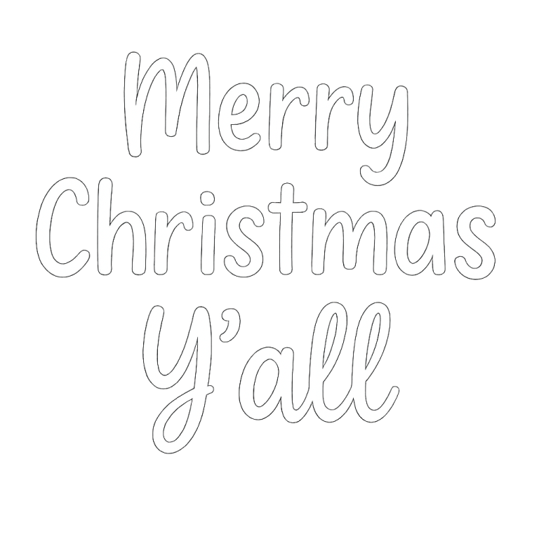 Merry Christmas Y'all SVG, Christmas svg, dxf and png instant download, Christmas quote svg, Merry Christmas SVG, Christmas Shirt svg