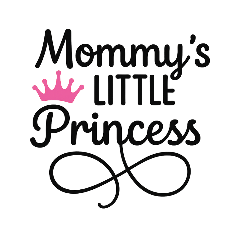 Mommy's Little Princess svg, Little Princess svg, Daddy's Girl Mommy's world SVG, dxf and png instant download, Baby svg, Newborn svg, Hello