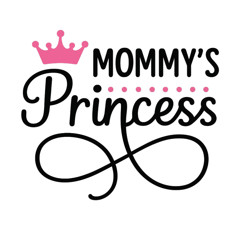 Mommy's Princess svg, Little Princess svg, Daddy's Girl Mommy's world SVG, dxf and png instant download, I Got It From Mommy svg, Baby svg