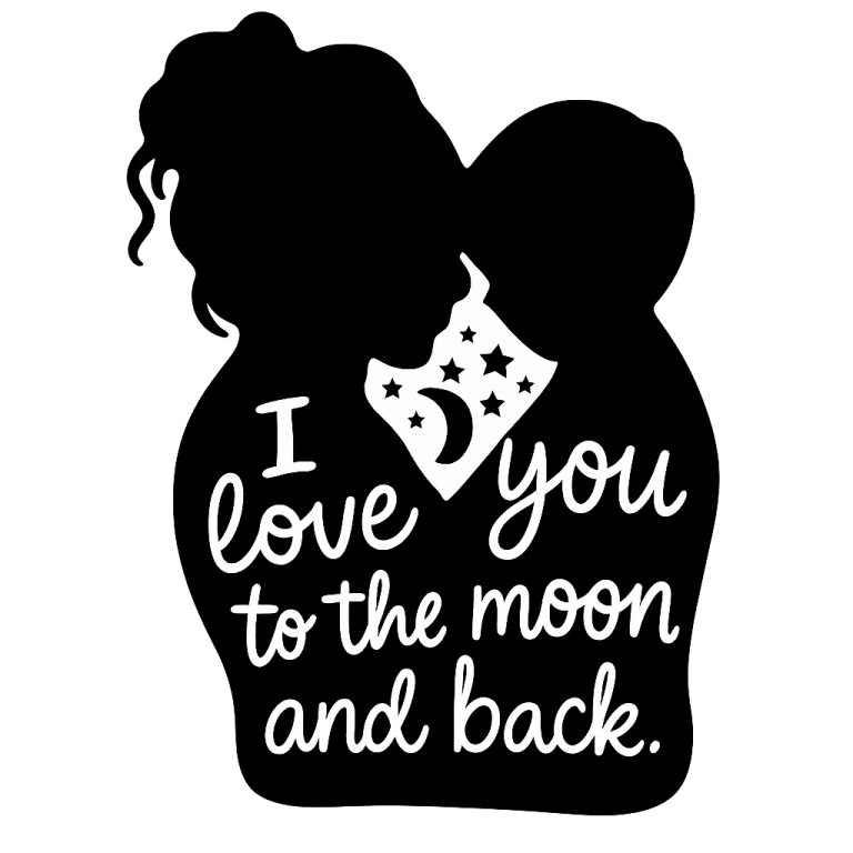 Mother Son SVG: I Love You To The Moon (Cut Files)