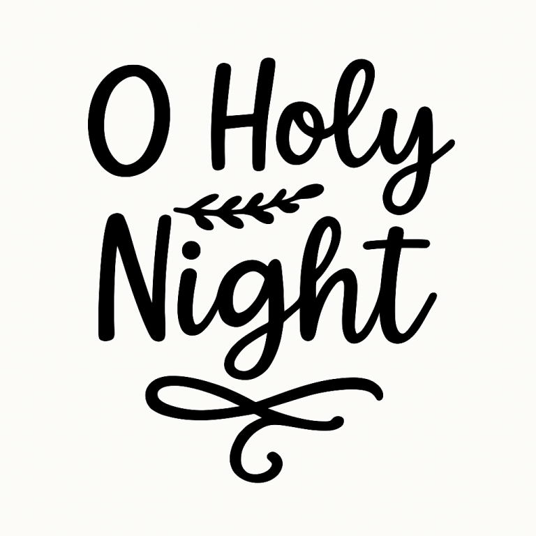O Holy Night SVG, Holly Night SVG, Christmas svg, dxf and png instant download, Christmas quote svg, Silent Night SVG, Christ Mas svg