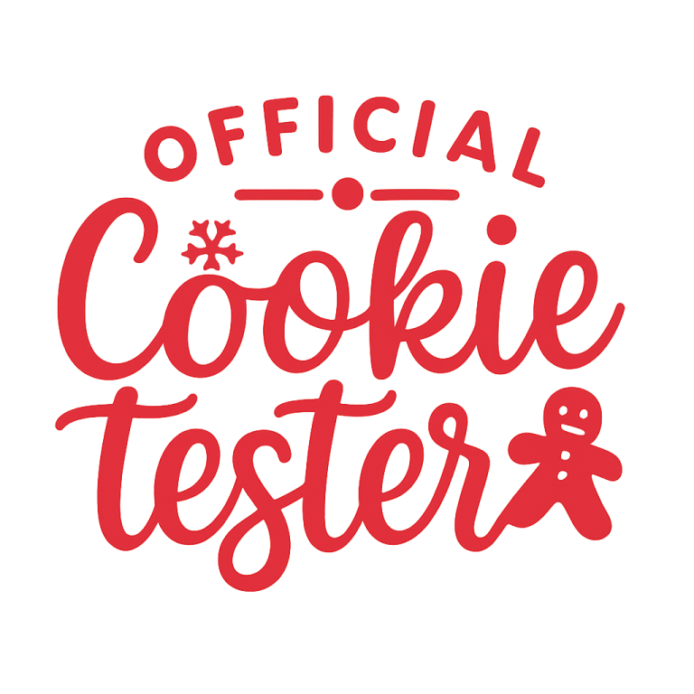 Official Cookie Tester svg, Cookie Eating Crew SVG, Christmas Cookies svg, Christmas Bake SVG, Cookie Baking Crew svg, dxf, png download