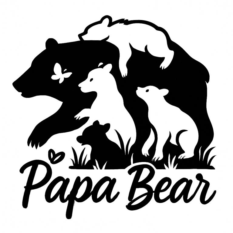 Papa Bear Svg Png Eps Pdf Files, Three Cubs Svg, Bear Papa Svg, Papa Baby Bear Svg, Papa Life Svg, Father's Day Svg, Papa Svg Files