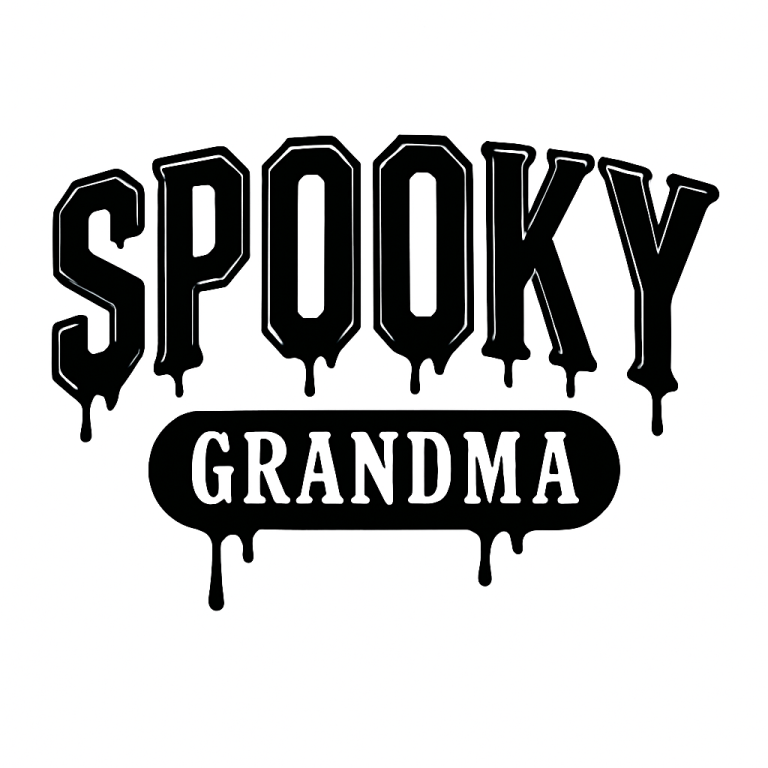Spooky Grandma SVG, PNG, dxf, eps, Scary Halloween Shirt Sublimation, Spooky Vibes Cricut, Spooky Season Cut File