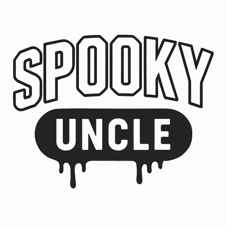 Spooky Uncle SVG, PNG, dxf, eps, Scary Halloween Shirt Sublimation, Spooky Vibes Cricut, Spooky Season Cut File