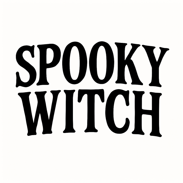 Spooky Witch SVG, PNG, dxf, eps, Scary Halloween Shirt Sublimation, Spooky Vibes Cricut, Spooky Season Cut File
