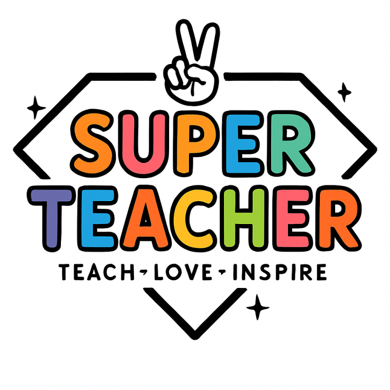 Super Teacher SVG PNG, Teach Love Inspire Svg, Teacher Appreciation Svg, Gift for teacher Svg, Digital Download Cut files Circut Sublimation