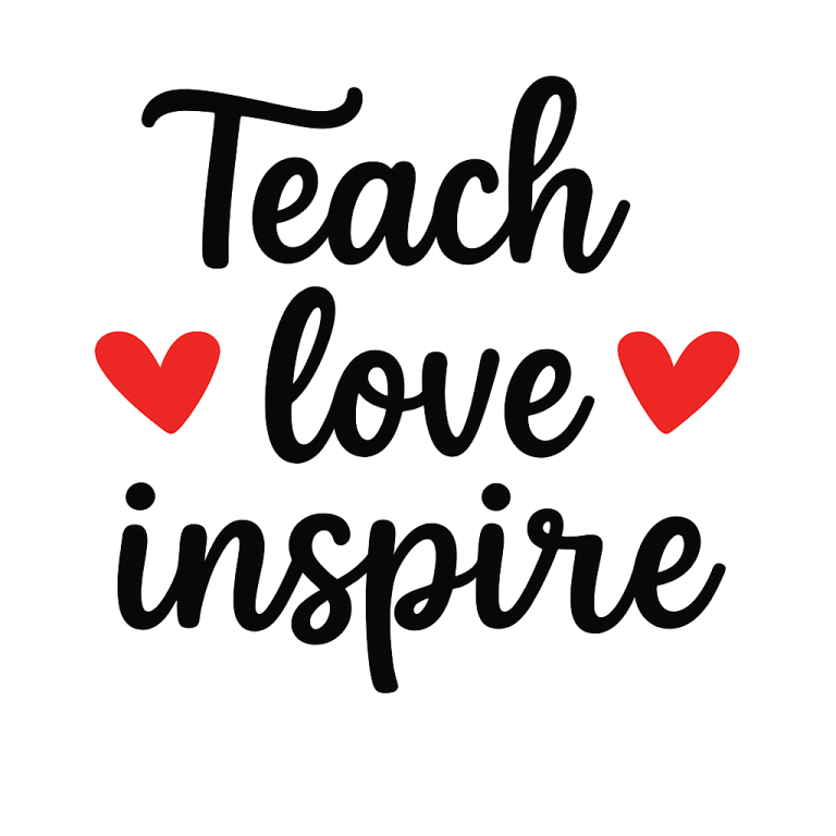 Teach Love Inspire SVG, teacher svg, dxf and png instant download, teacher appreciation SVG for Cricut and Silhouette, teacher life SVG