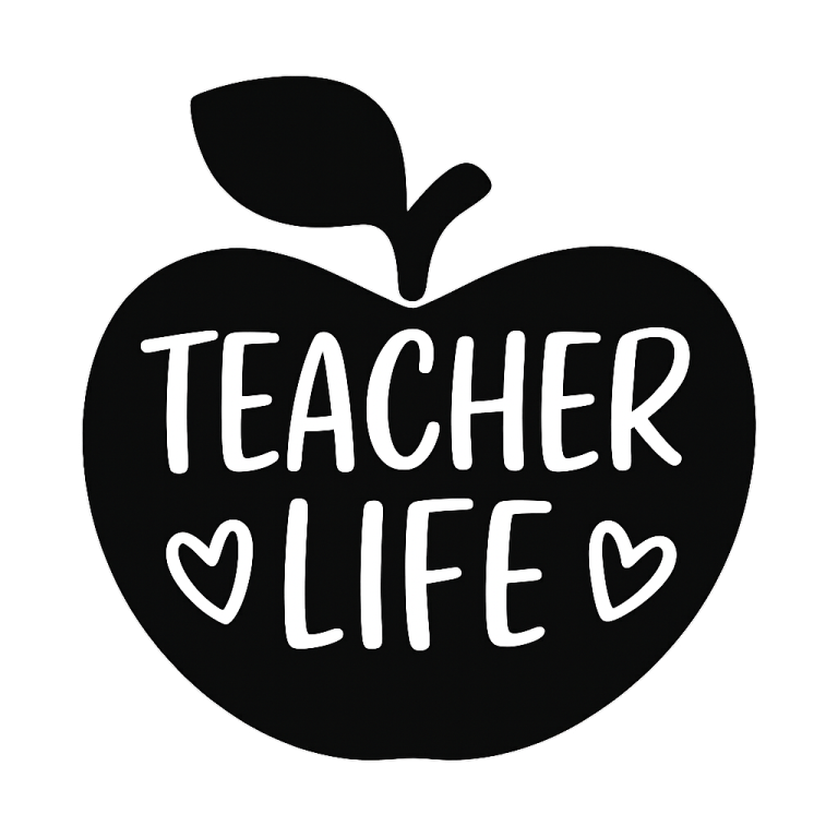 Teacher Life svg, Teacher Vibes SVG, teacher svg, dxf and png instant download, teacher appreciation SVG, blessed teacher SVG, Teacher Gift