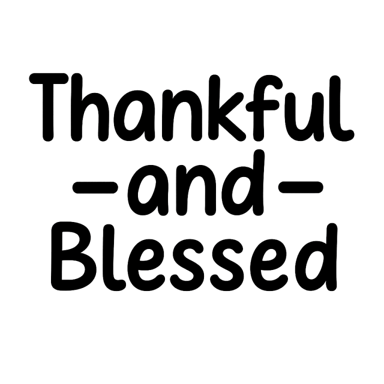 Thankful and Blessed SVG: Fall Home Decor (Cut Files)