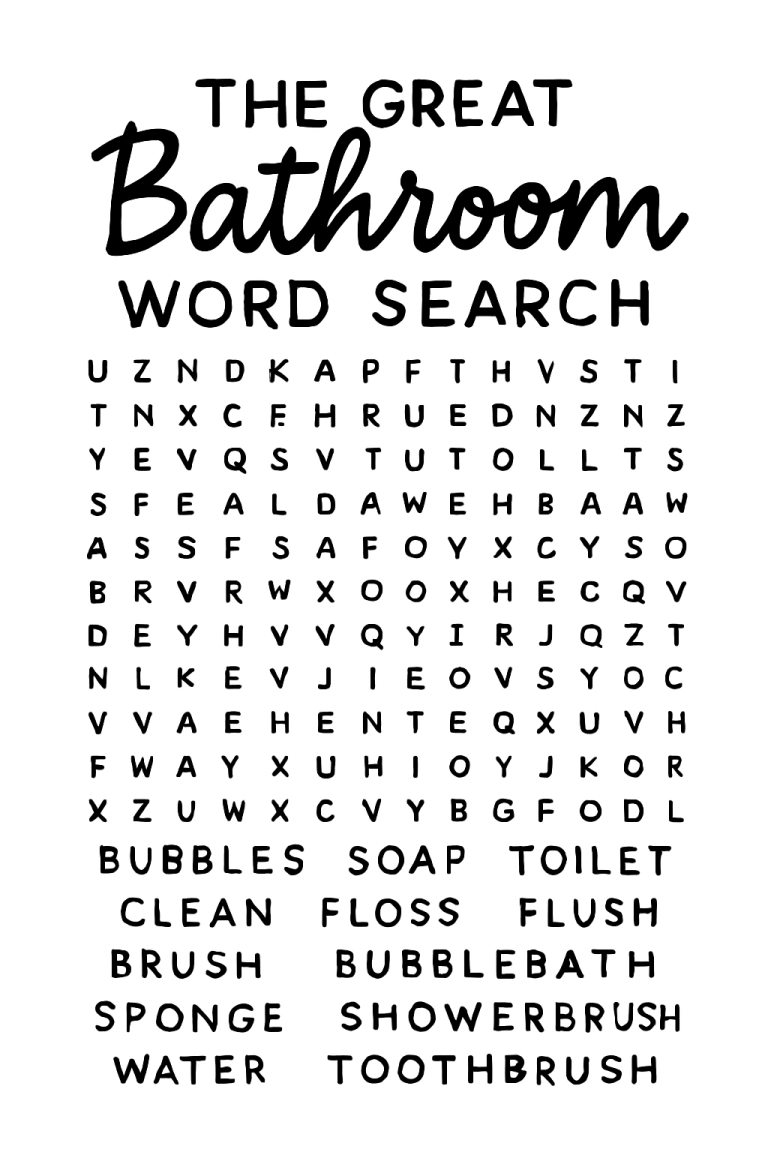 The Great Bathroom Word Search svg, Forgot Your Phone svg, Bathroom Sign SVG, Bathroom svg, dxf,png instant download, Bathroom Quote SVG
