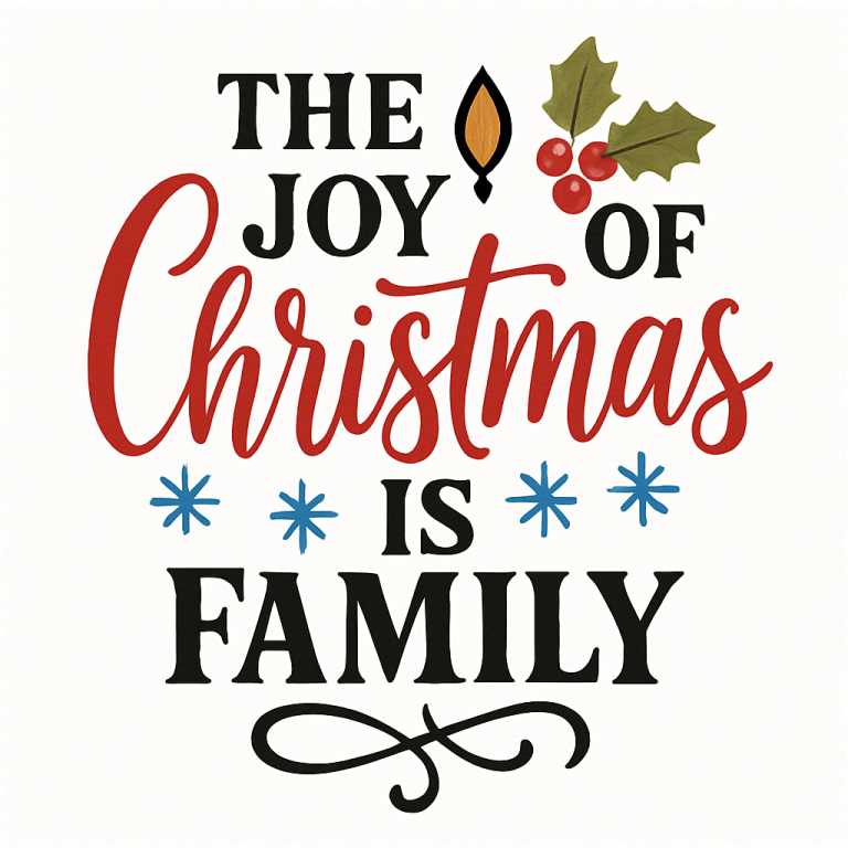 The Joy Of Christmas Is Family Svg, Png, Eps, Pdf Files, Joy Of Christmas Svg, Christmas Family Svg, Family Christmas Svg