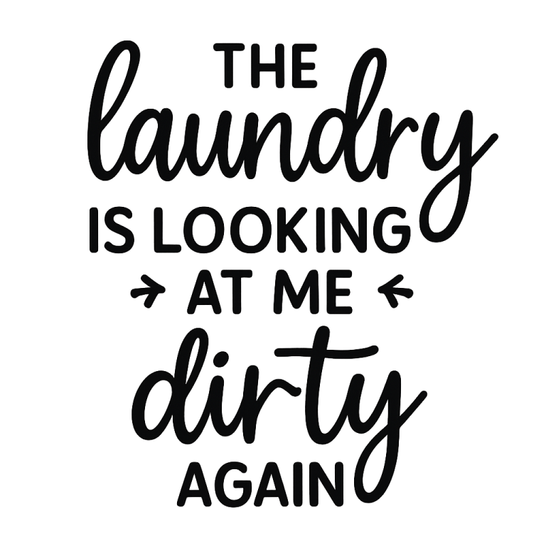 The Laundry Is Looking At Me Dirty Again svg, Laundry Wash Dry Fold svg, Laundry Quote svg dxf, png instant download, Laundry SVG, Laundry