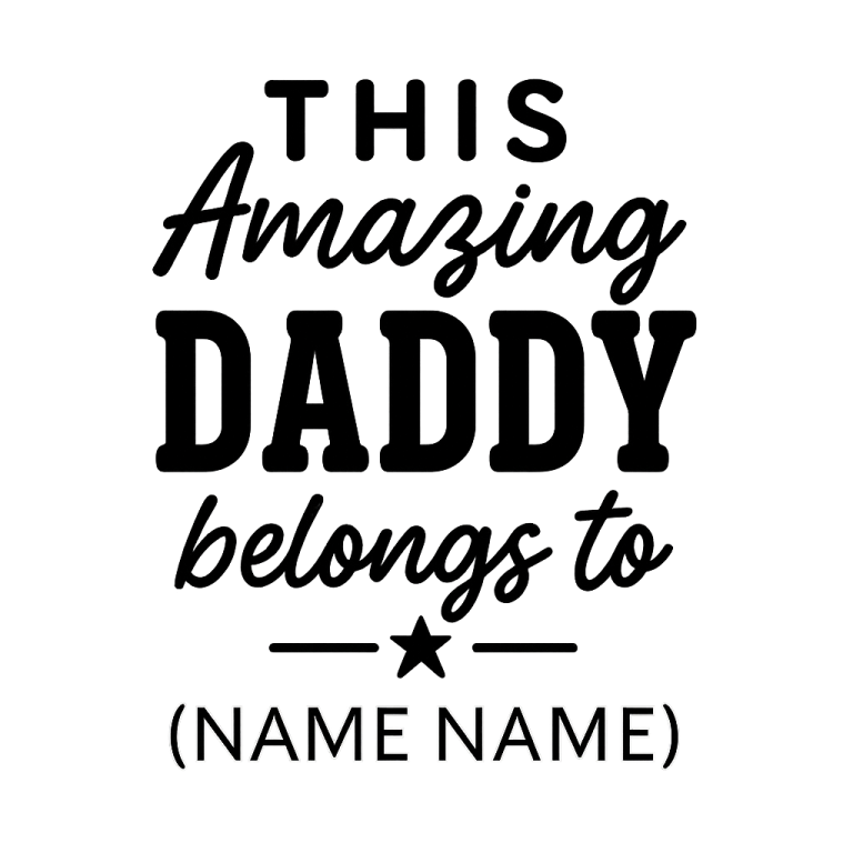 This Amazing Daddy Belongs To SVG, Father's Day SVG, DAD svg, dxf, png instant download, Daddy svg, Daddy Quote svg, Fathers Day svg, Daddy