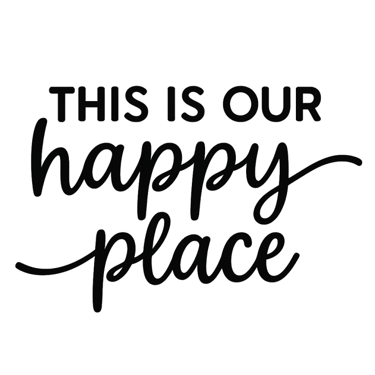 This is Our Happy Place SVG, Our Nest svg, dxf, png instant download, Home sign SVG, Welcome SVG, sign svg, Sign Making svg, Rustic Sign svg