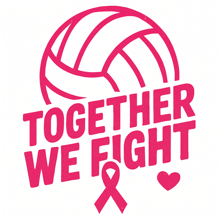 Together We Fight Svg, Png, Eps, Pdf Files, Breast Cancer Svg, Volleyball Cancer Svg, Fight Cancer Svg, Cancer Svg